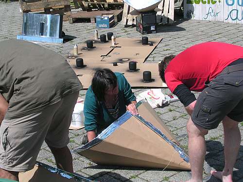 Bremen Solarkocher auf dem Lucie-Flechtmann-Platz