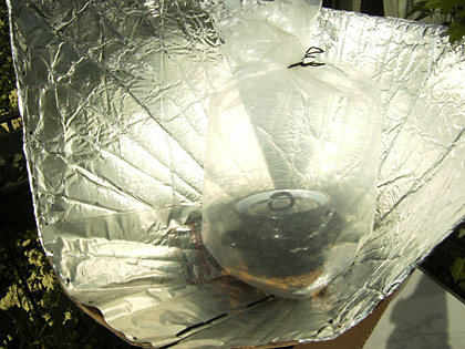 Topf im Trichterkocher